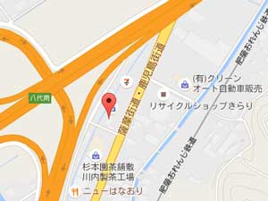 熊本南部テクノセンタ（八代）地図
